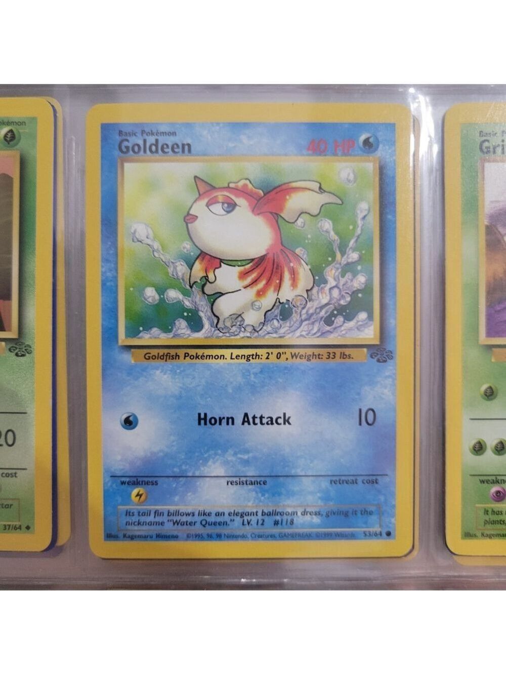 Pokemon Goldeen Card